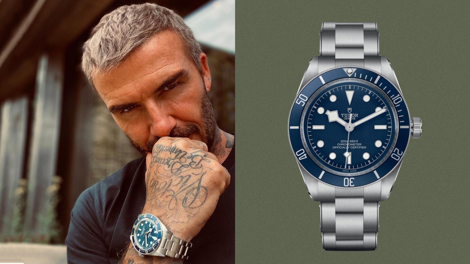 l'orologio che indossa Beckham