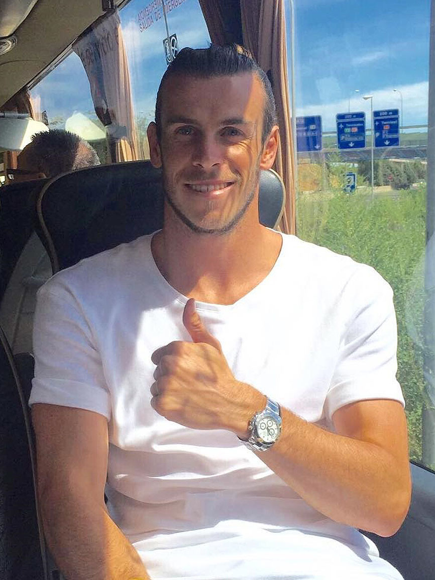 l'orologio che indossa la balla di Gareth Bale